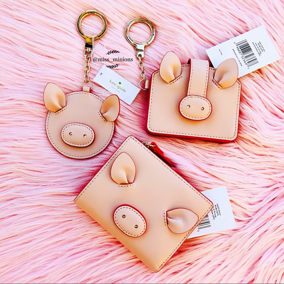 🐷Kate Spade Year of the Pig Card Case Keychain🐷 - Picture 4 of 8